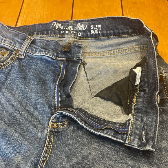 Wrangler Retro Slim Boot Jeans 33x34 Medium Wash - Picture 9 of 16